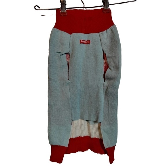 Simply Dog knit Holiday Christmas sweater for dog or large cat size Large - Picture 2 of 6